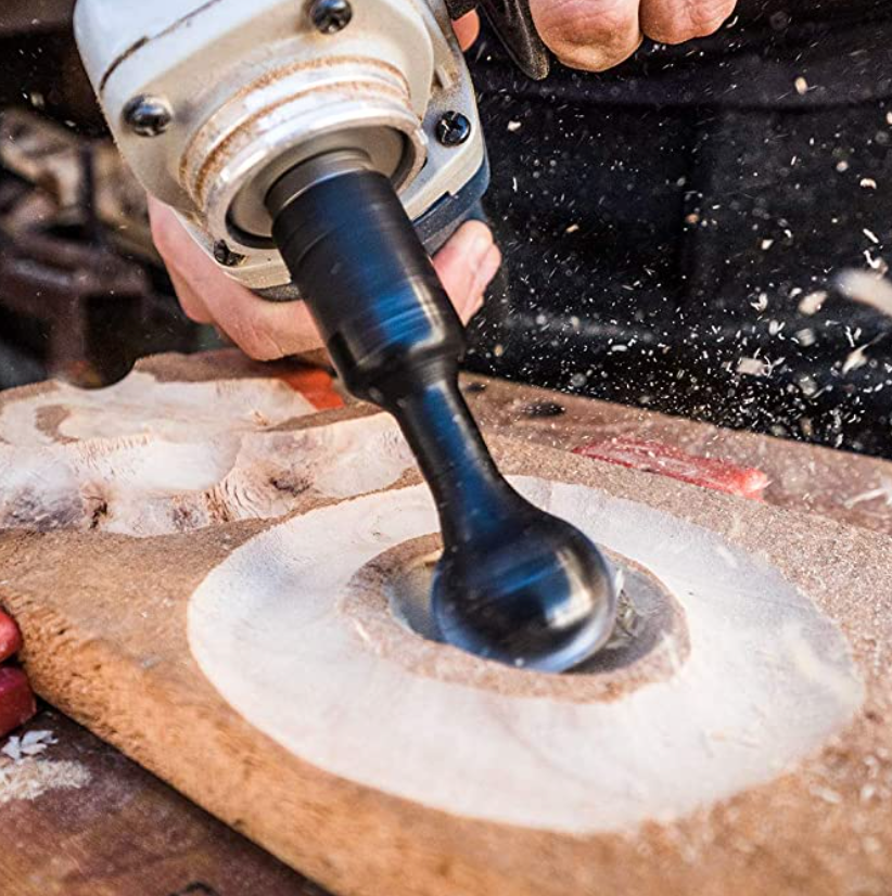 WoodyShaper Pro | Kugelfräser-Aufsatz für die Bohrmaschine