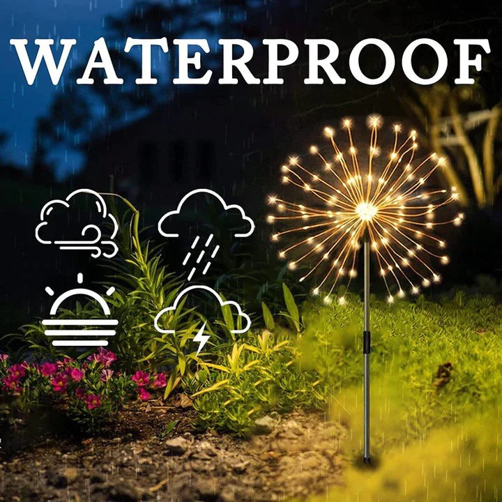 Wasserdichte Solar-Lampe "Firework"